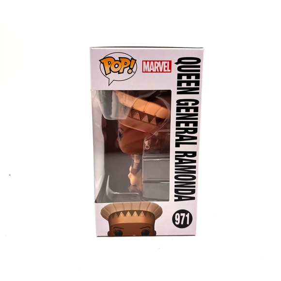 Funko Pop Marvel Studios What If Queen General Ramonda 971 Bobble Head Figure - Picture 3 of 6